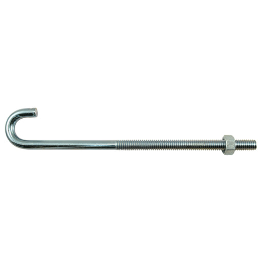 5/16"-18 x 9/32" x 5/8" x 7" Zinc Plated Steel Coarse Thread J-Bolt