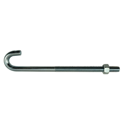 3/8"-16" x 7" Zinc Plated Steel Coase Thread J-Bolt w/ Nut