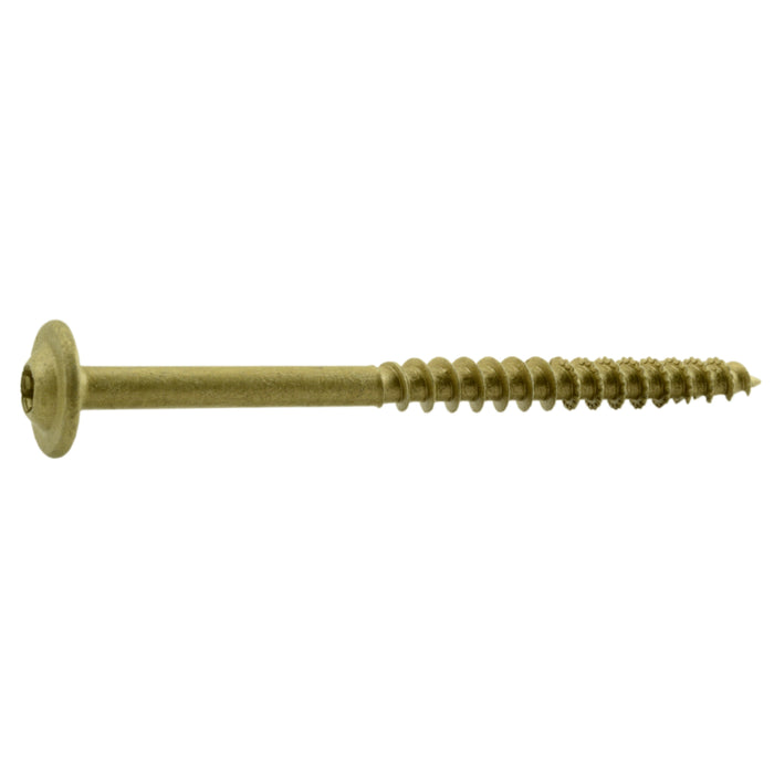 5/16 x 4" Star Drive Tan Lag Saberdrive Screws 20lb Bucket  (516 pcs.)