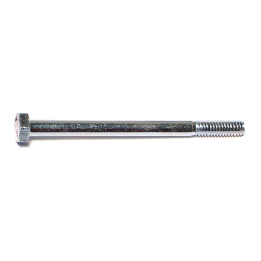 1/4"-20 x 3-1/2" Zinc Plated Grade 5 Steel Coarse Thread Hex Cap Screws