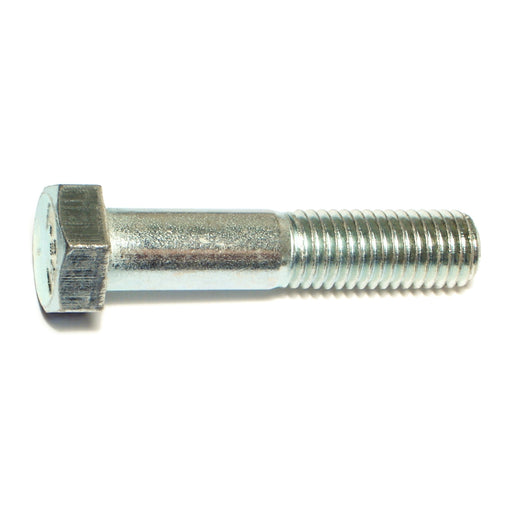 5/8"-11 x 3" Zinc Plated Grade 5 Steel Coarse Thread Hex Cap Screws