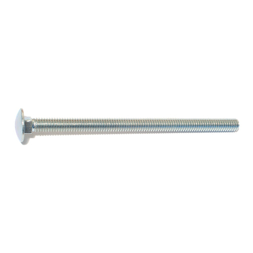 5/16"-18 x 5" Zinc Plated Grade 2 / A307 Steel Coarse Thread Carriage Bolts