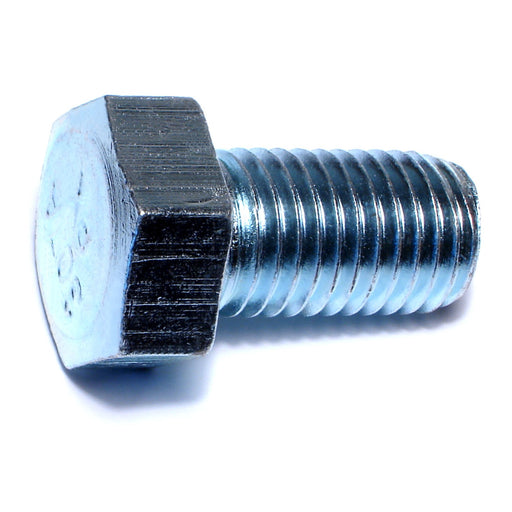 7/8"-9 x 1-1/2" Zinc Plated Grade 2 / A307 Steel Coarse Thread Hex Bolts