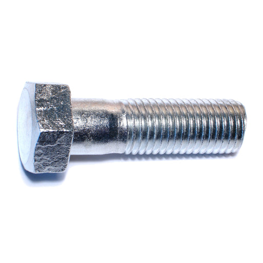 7/8"-9 x 3" Zinc Plated Grade 2 / A307 Steel Coarse Thread Hex Bolts