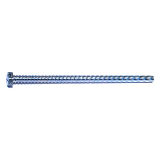 5/16"-18 x 6" Zinc Plated Steel Coarse Full Thread Hex Head Tap Bolts