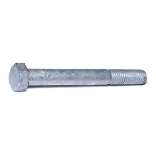 5/8"-11 x 5-1/2" Hot Dip Galvanized Steel Coarse Thread Hex Cap Screws