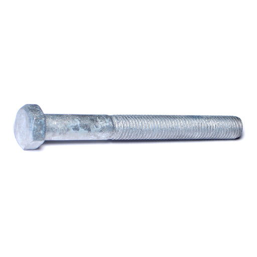 5/8"-11 x 6" Hot Dip Galvanized Steel Coarse Thread Hex Cap Screws