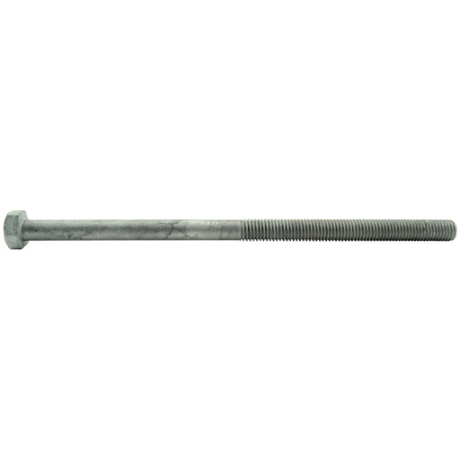 5/8"-11 x 12" Hot Dip Galvanized Steel Coarse Thread Hex Cap Screws