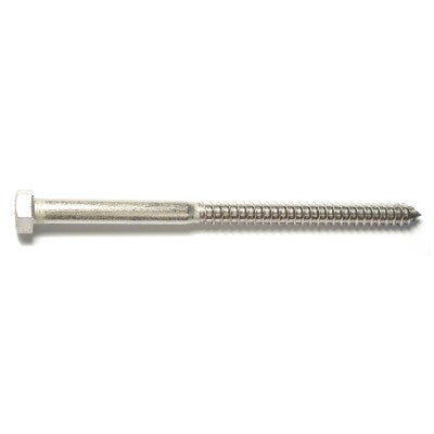 1/2" x 8" 18-8 Stainless Steel Hex Head Lag Screws