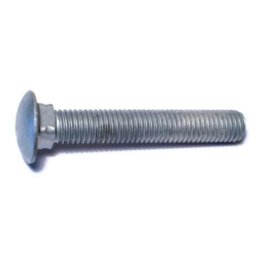 5/8"-11 x 4" Hot Dip Galvanized Grade 2 / A307 Steel Coarse Thread Carriage Bolts