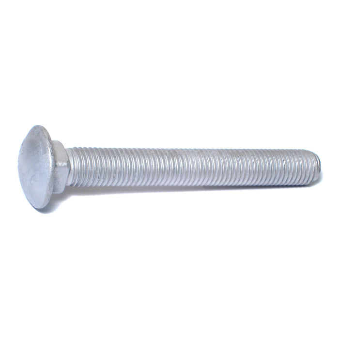 3/4"-10 x 6" Hot Dip Galvanized Grade 2 / A307 Steel Coarse Thread Carriage Bolts