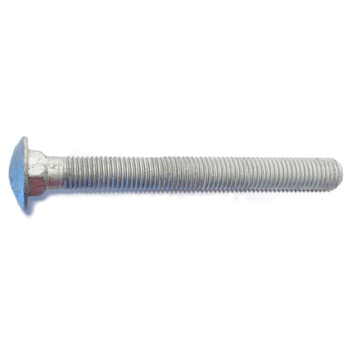 3/4"-10 x 7" Hot Dip Galvanized Grade 2 / A307 Steel Coarse Thread Carriage Bolts