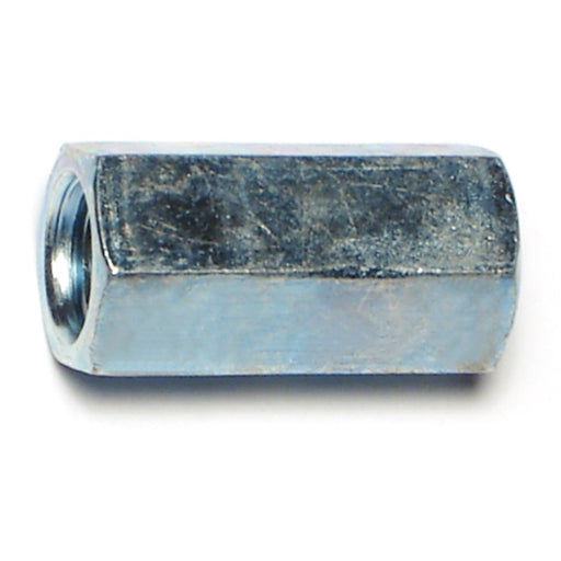 5/16"-24 x 7/8" Zinc Plated Steel Fine Thread Rod Coupling Nuts