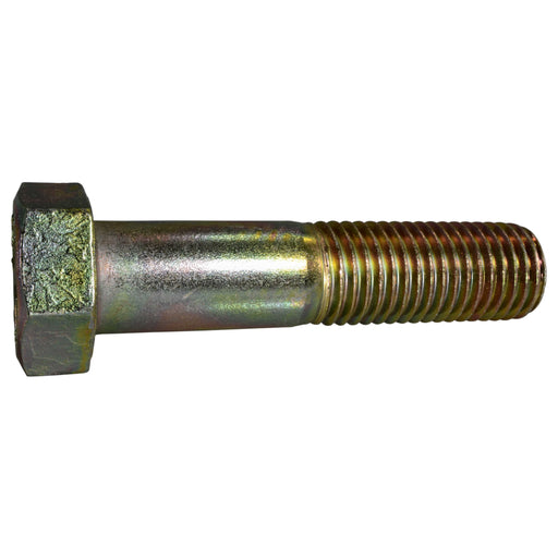 1-1/8"-7 x 5" Zinc Plated Grade 8 Steel Coarse Thread Hex Cap Screws