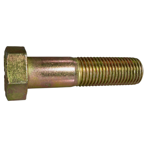 1-1/4"-7 x 5" Zinc Plated Grade 8 Steel Coarse Thread Hex Cap Screws