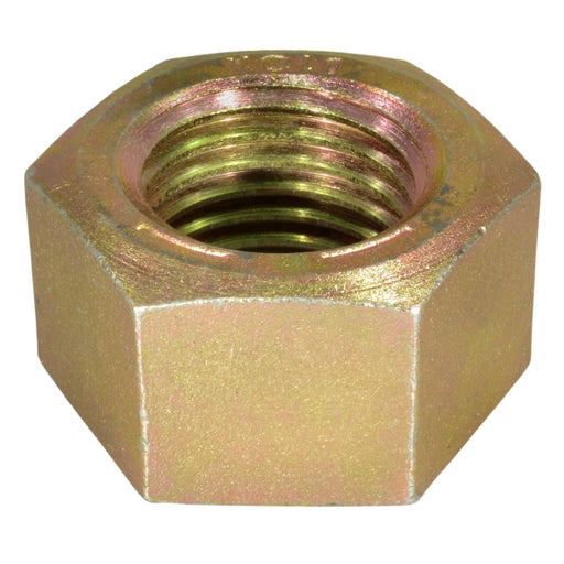 1-1/2"-6 Zinc Plated Grade 8 Steel Coarse Thread Hex Nuts