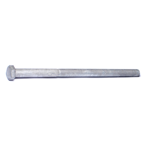 1/2"-13 x 9" Hot Dip Galvanized Steel Coarse Thread Hex Cap Screws