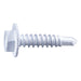 #8 x 3/4" White Ruspert Coated Steel Hex Washer Head Self-Drilling Screws