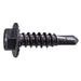 #10 x 3/4" Brown Ruspert Coated Steel Hex Washer Head Self-Drilling Screws