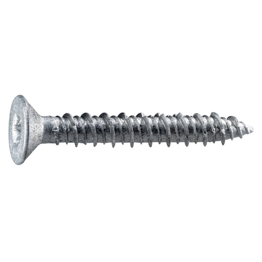 1/4" x 1-3/4" 410 Stainless Steel Coarse Thread Star Drive Flat Head TorqueMaster Masonry Screws