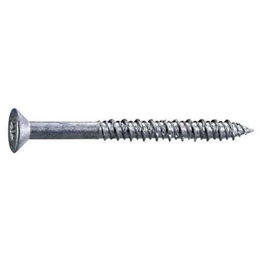 1/4" x 2-3/4" 410 Stainless Steel Coarse Thread Star Drive Flat Head TorqueMaster Masonry Screws