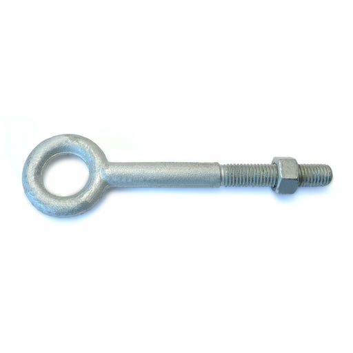 5/8"-11 x 1-1/4" x 6" x 8-5/16" Hot Dip Galvanized Steel Coarse Thread Eye Bolts