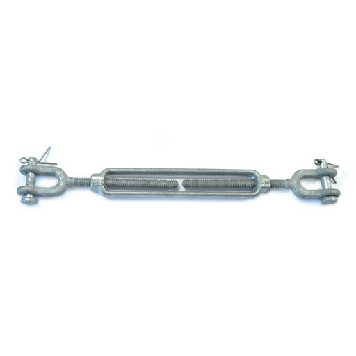 1/4" x 4" Galvanized Steel Jaw & Jaw Turnbuckle