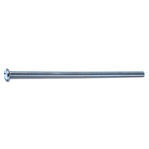 #10-24 x 5" Zinc Plated Steel Coarse Thread Phillips Pan Head Machine Screws