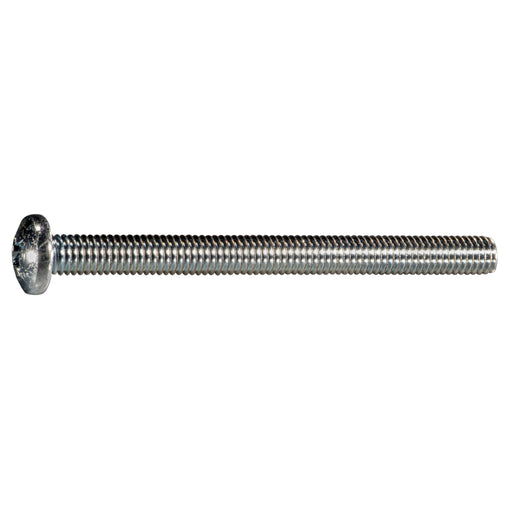 3/8"-16 x 4-1/2" Zinc Plated Steel Coarse Thread Phillips Pan Head Machine Screws