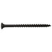 8 x 2-1/2" Black Phosphate Steel Coarse Thread Phillips Bugle Head Drywall Screws