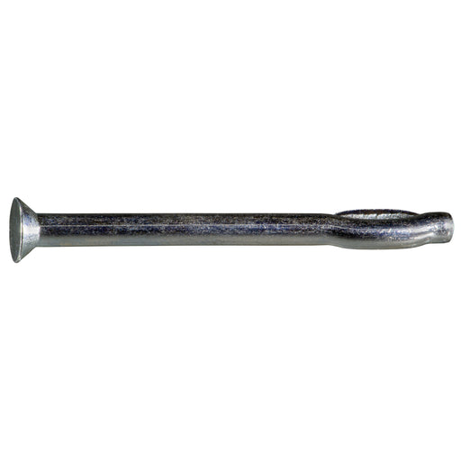 3/16" x 2-1/2" Zinc Plated Steel Split Flat Head Drive Anchors