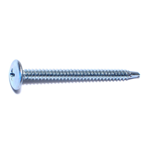 8 x 2" Zinc Plated Steel Phillips Modified Truss Head Self Drilling Lath Screws