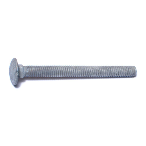 5/16"-18 x 3-1/2" Hot Dip Galvanized Grade 2 / A307 Steel Coarse Thread Carriage Bolts