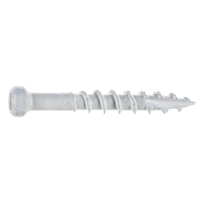 8 x 1-1/4" White XL1500 Saberdrive Trim Screws