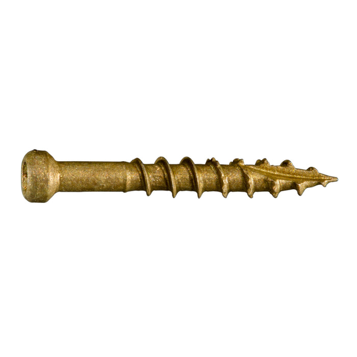 8 x 1-1/4" Tan XL1500 Saberdrive Trim Screws