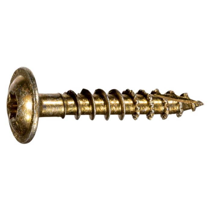 SaberDrive® Yellow Zinc Star Drive Construction Lag Screws