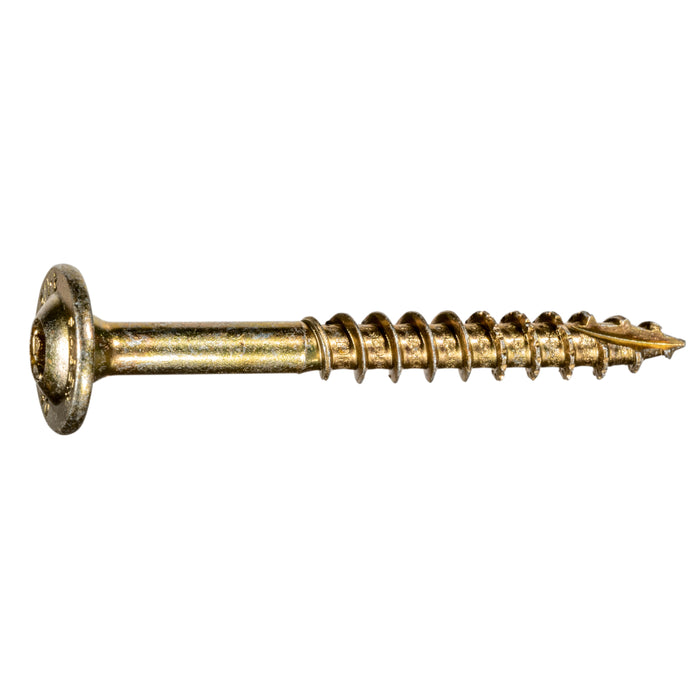 SaberDrive® Yellow Zinc Star Drive Construction Lag Screws