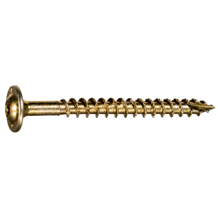 SaberDrive® Yellow Zinc Star Drive Construction Lag Screws