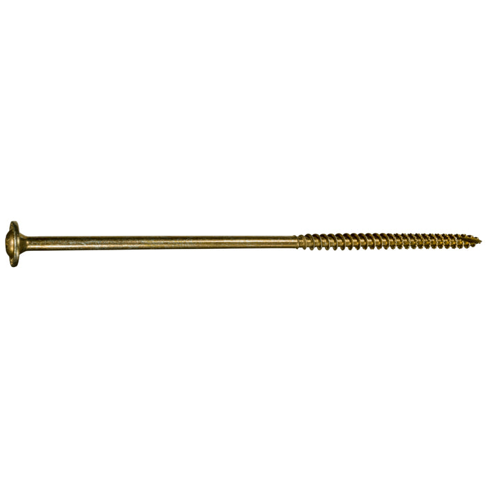 SaberDrive® Yellow Zinc Star Drive Construction Lag Screws