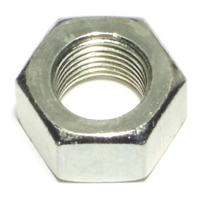 9/16"-18 Plain Steel Fine Thread Left Hand Hex Nuts