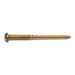 #12 x 3" Brass Slotted Round Head Wood Screws