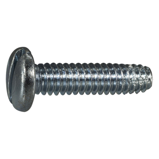 1/4"-20 x 1" Steel Coarse Thread Slotted Pan Head Thread Cutting Screws