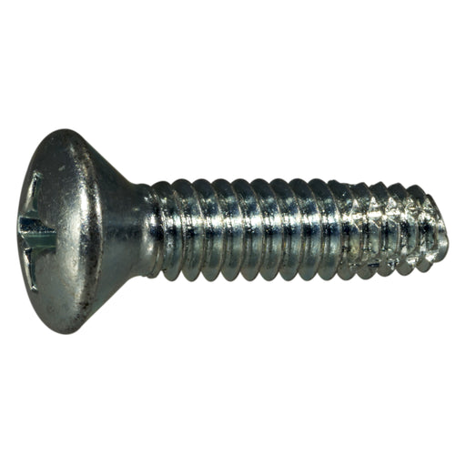 1/4"-20 x 1" Steel Coarse Thread Phillips Oval Head Thread Cutting Screws