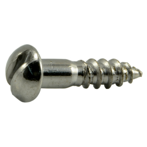 #6 x 5/8" Steel Slotted Round Head Wood Screws