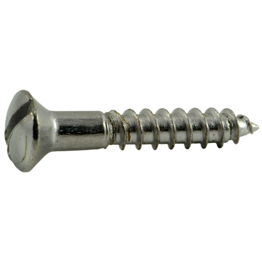 #5 x 3/4" Steel Slotted Oval Head Wood Screws