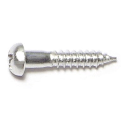 #6 x 3/4" Aluminum Phillips Round Head Wood Screws