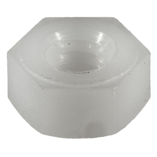 1/4"-20 Nylon Plastic Coarse Thread Hex Nuts