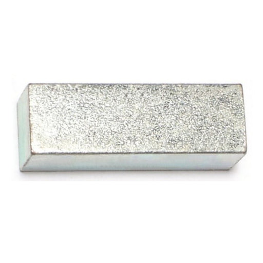 1/2" x 1/2" x 1-1/2" Zinc Plated Steel Square Machine Keys