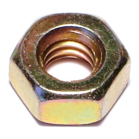 1/4"-20 Zinc Plated Grade 8 Steel Coarse Thread Hex Nuts