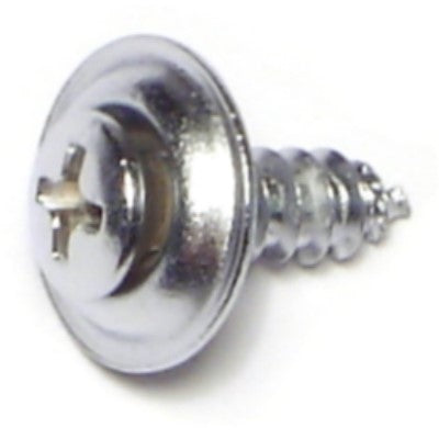 #10 x 5/8" Steel Phillips Oval Trim Washer Head Sheet Metal Screws